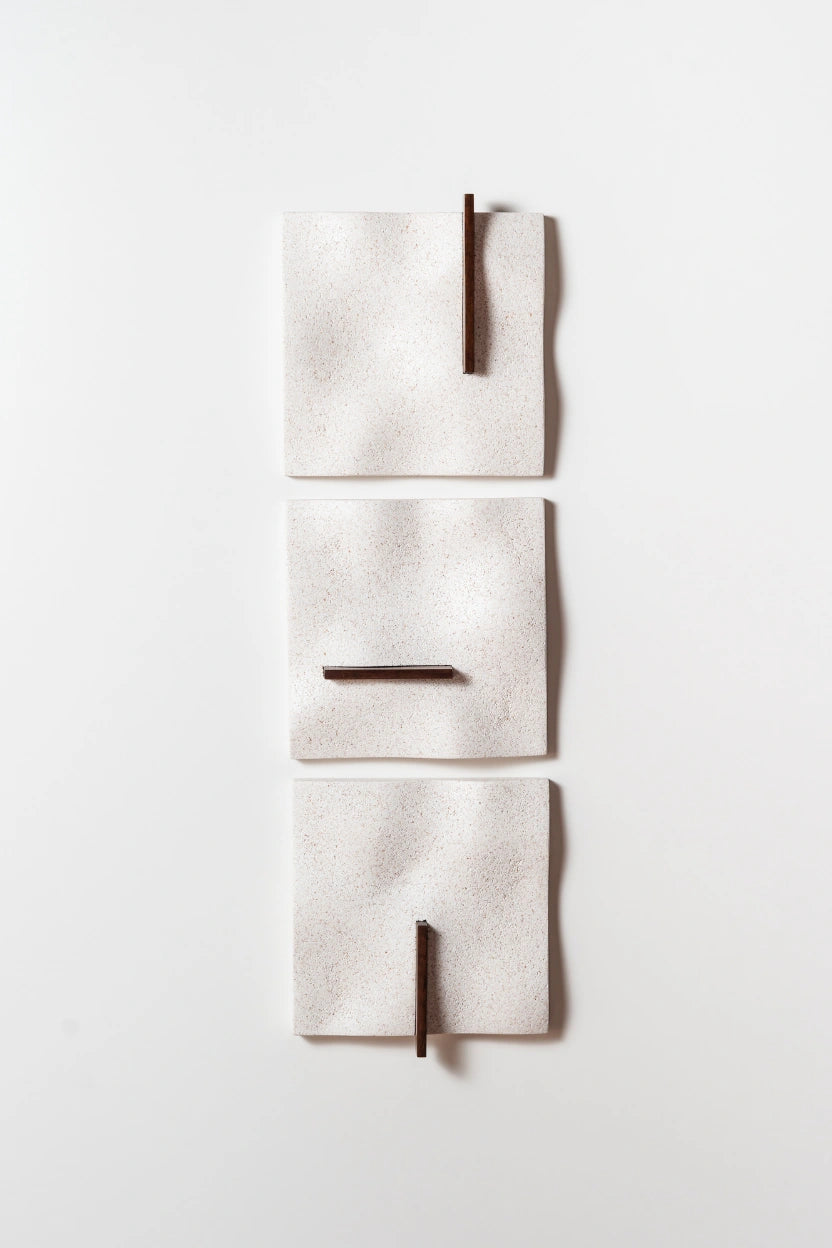 Conjunto de esculturas de parede Deriva