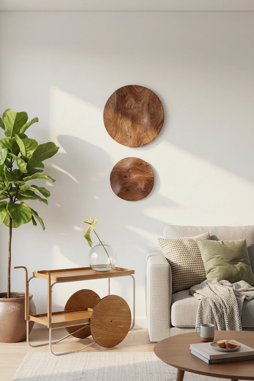 Conjunto de esculturas de parede Eco