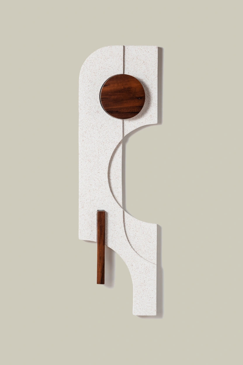 Escultura de parede Reticências