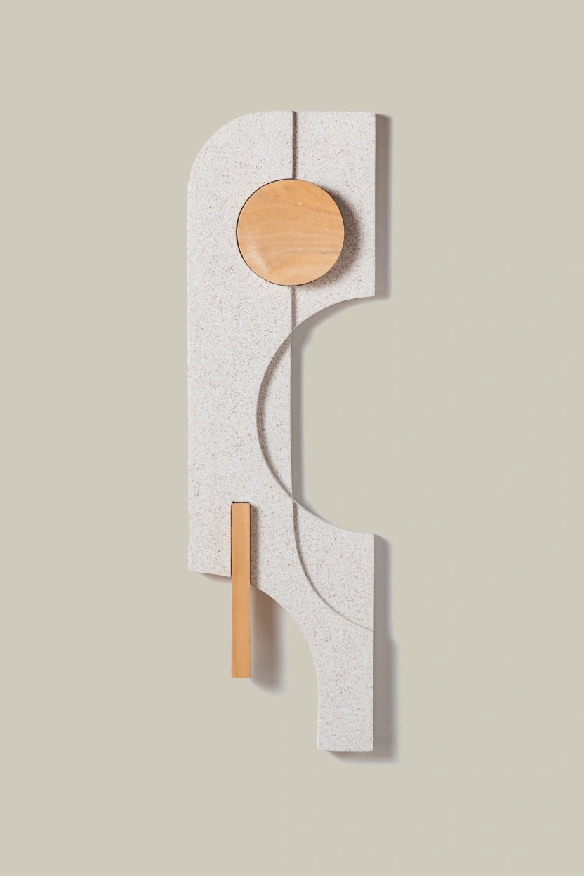 Escultura de parede Reticências