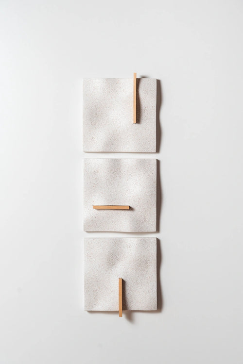 Conjunto de esculturas de parede Deriva