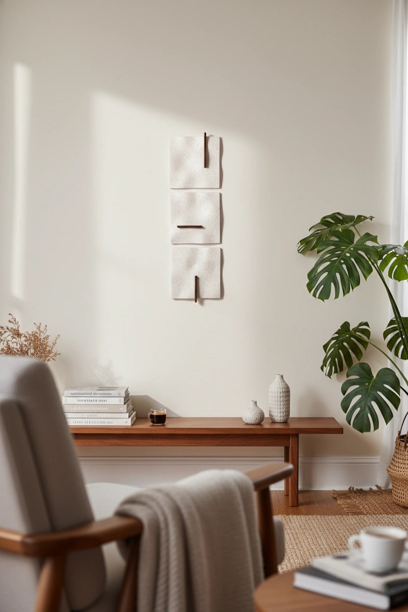 Conjunto de esculturas de parede Deriva