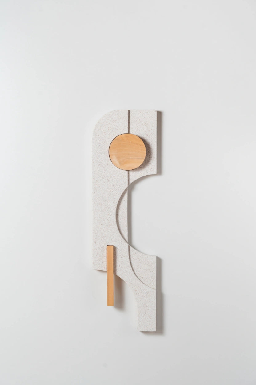 Escultura de parede Reticências