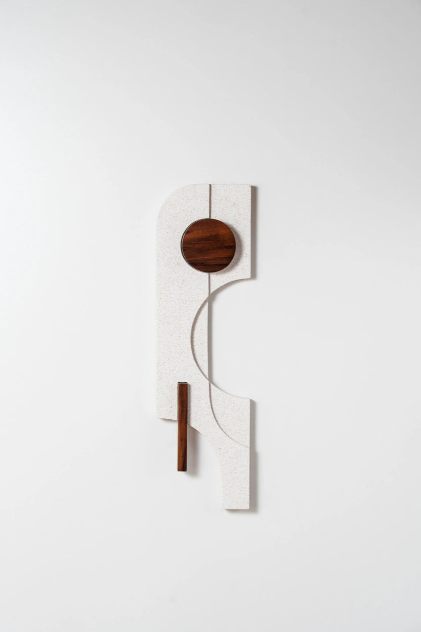 Escultura de parede Reticências