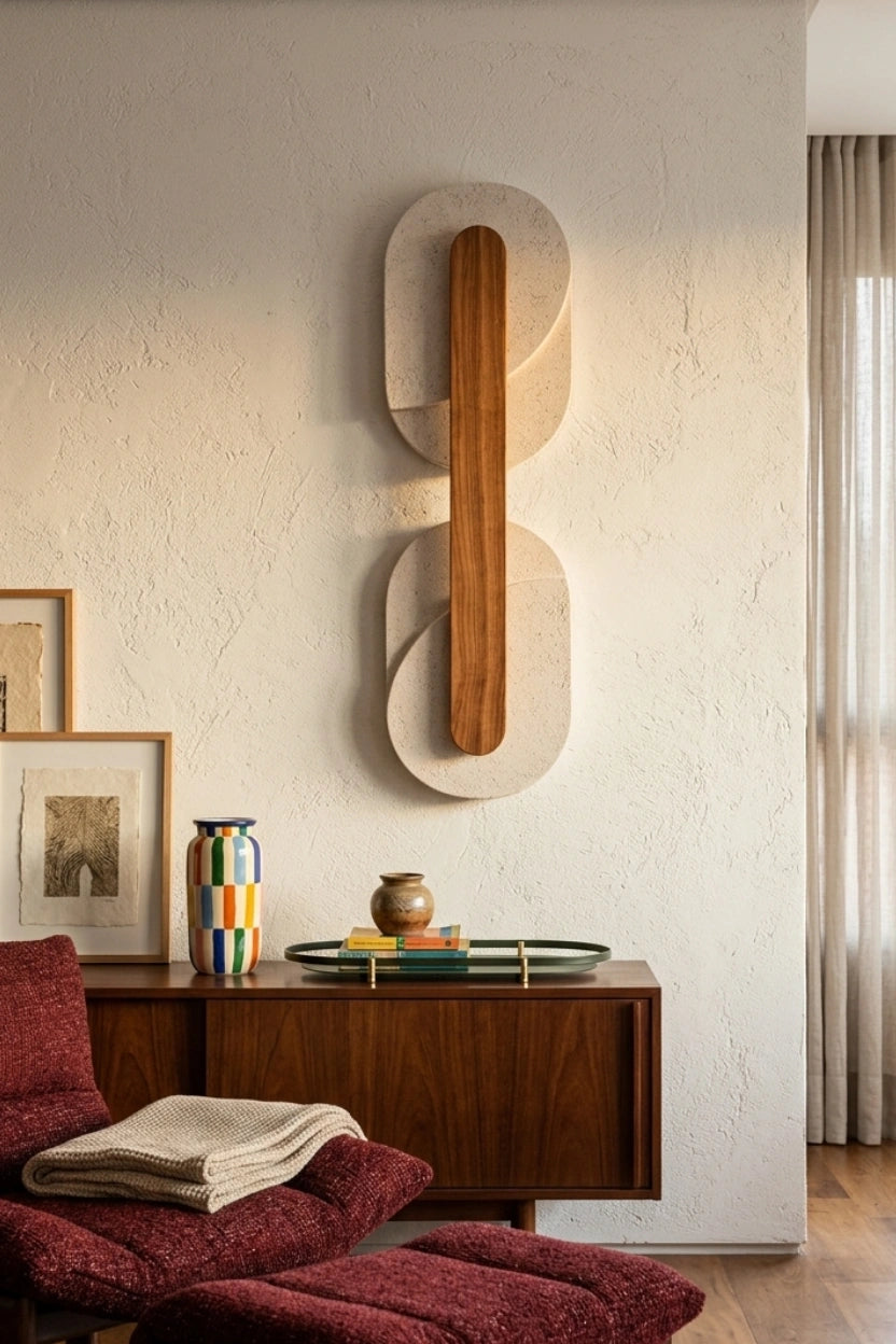 Escultura de parede Verso