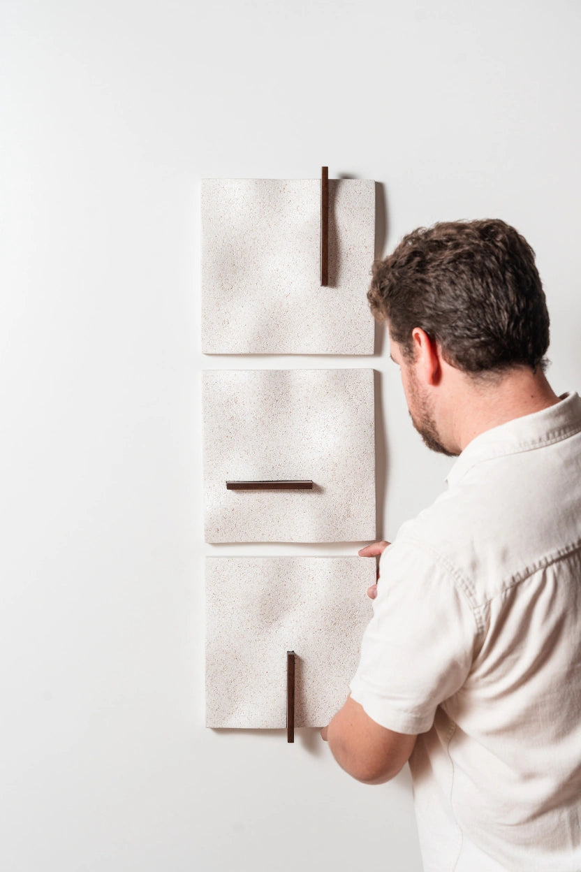 Conjunto de esculturas de parede Deriva