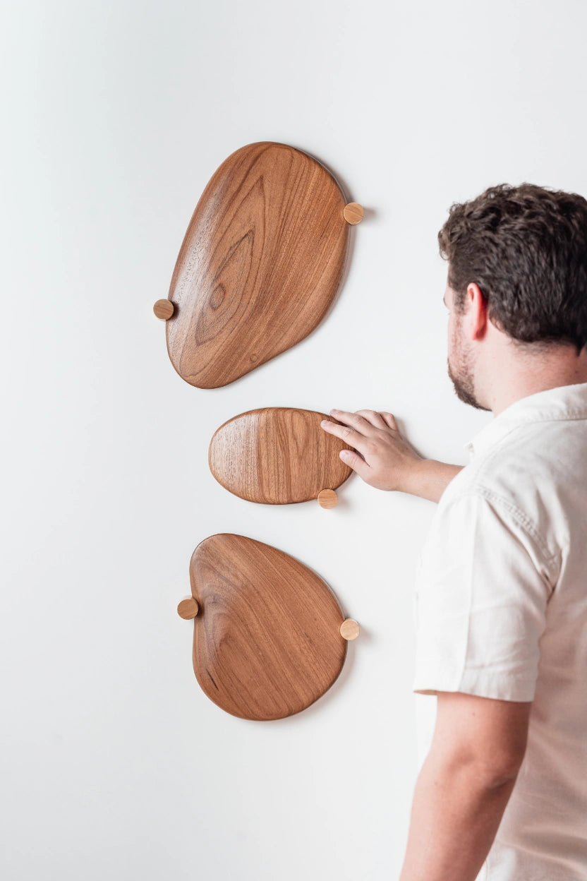 Escultura de parede Esteio