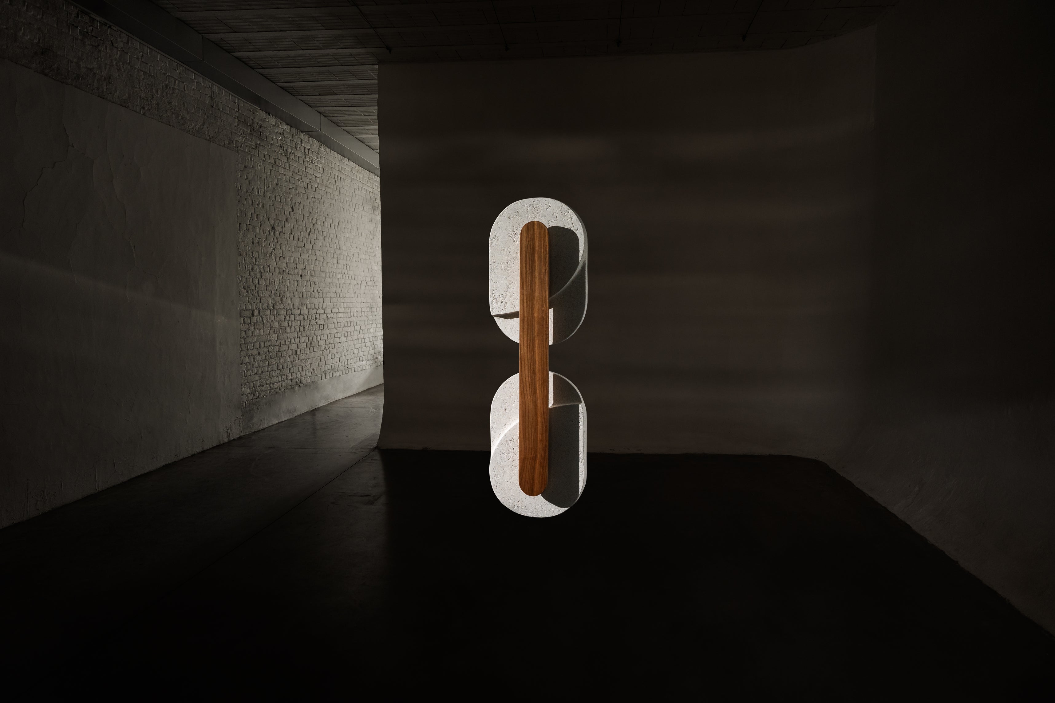 Escultura de parede e centro de mesa Verso