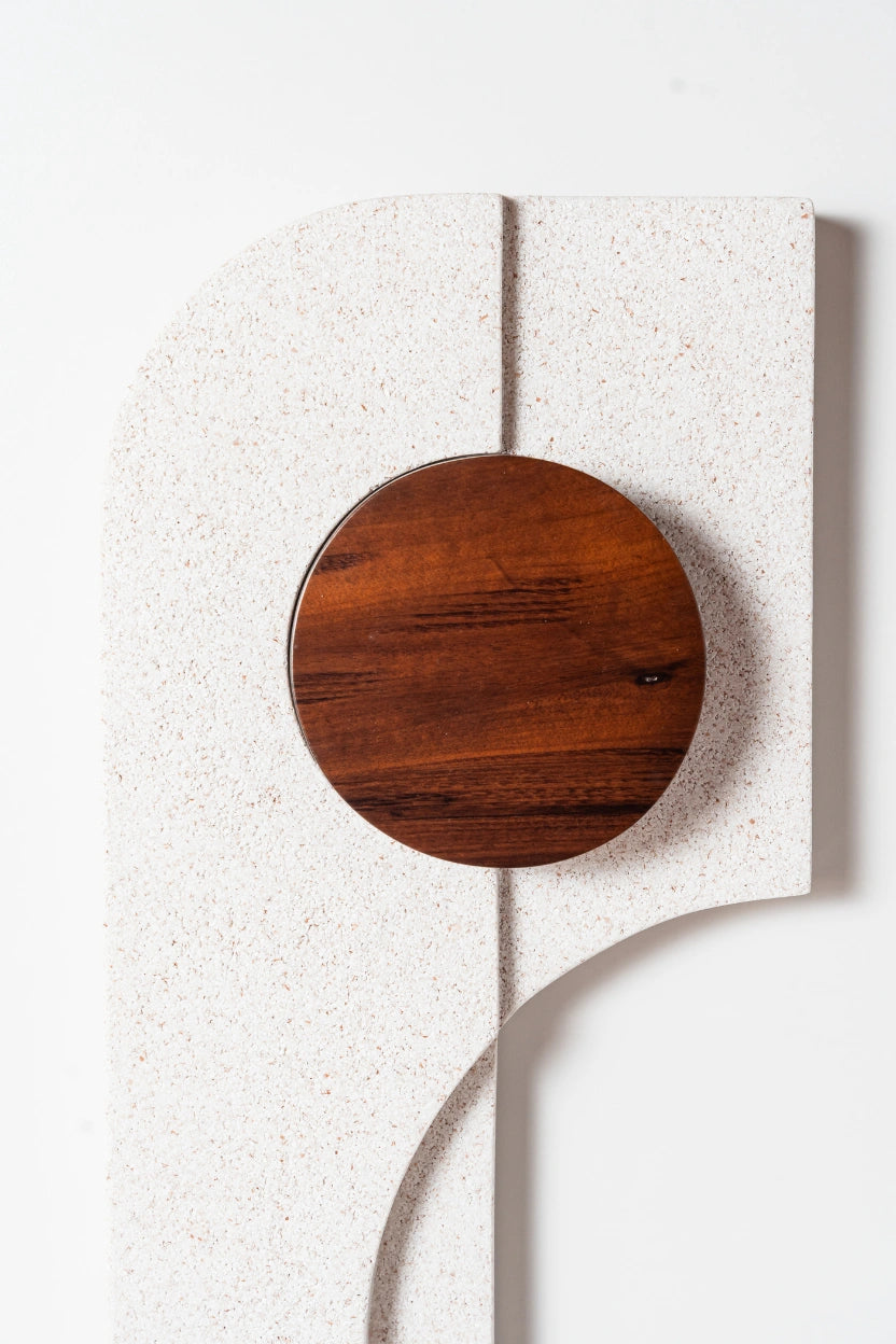 Escultura de parede Reticências