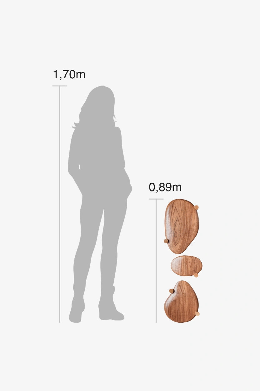 Escultura de parede Esteio